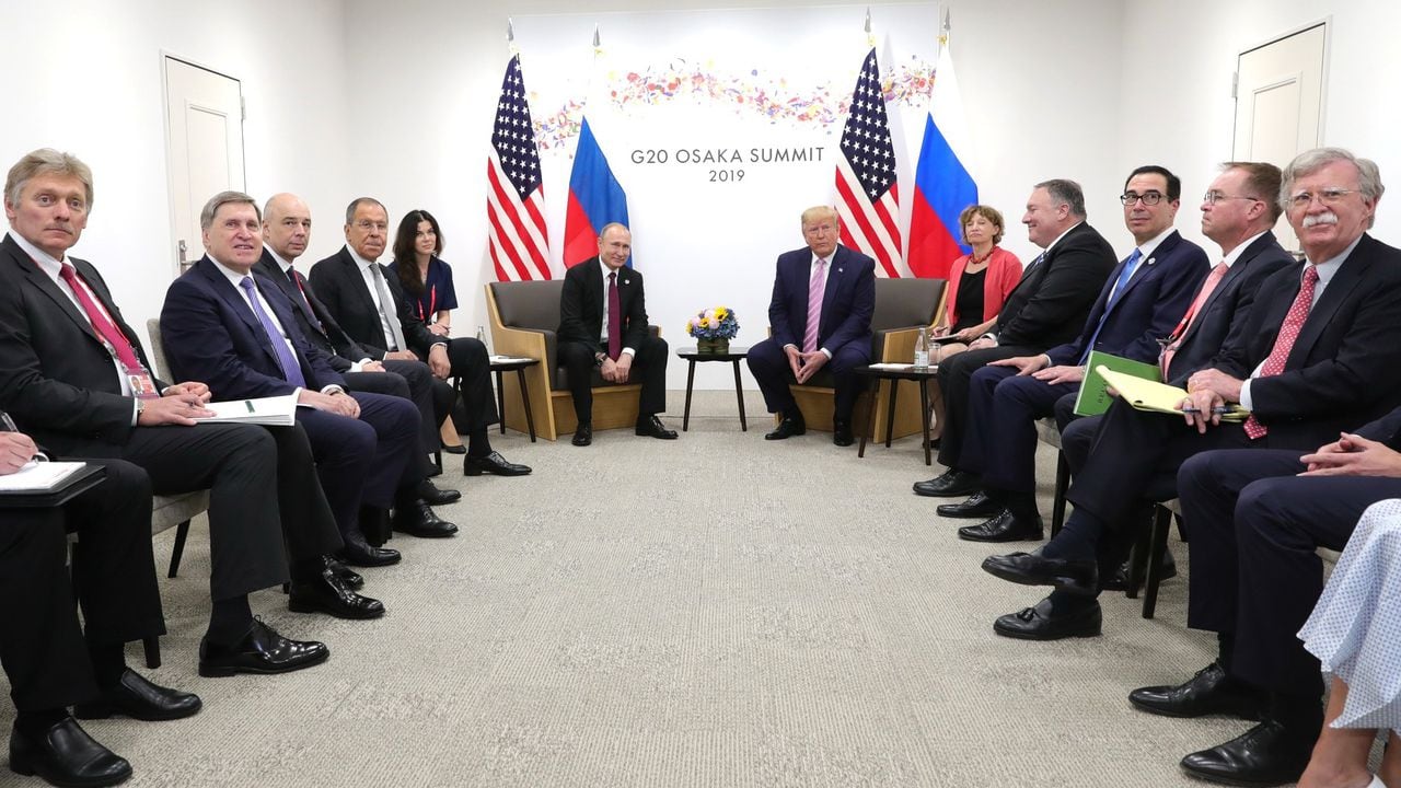 Vladimir Putin - Reunión de Donald Trump en Osaka