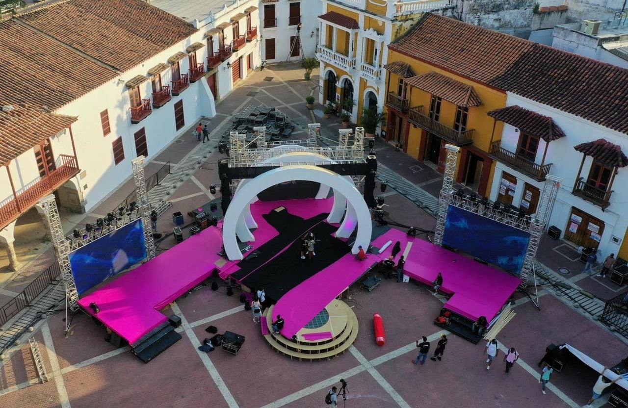 La Plaza de La Aduana en Cartagena vuelve a ser el escenario de los Premios India Catalina 2023.