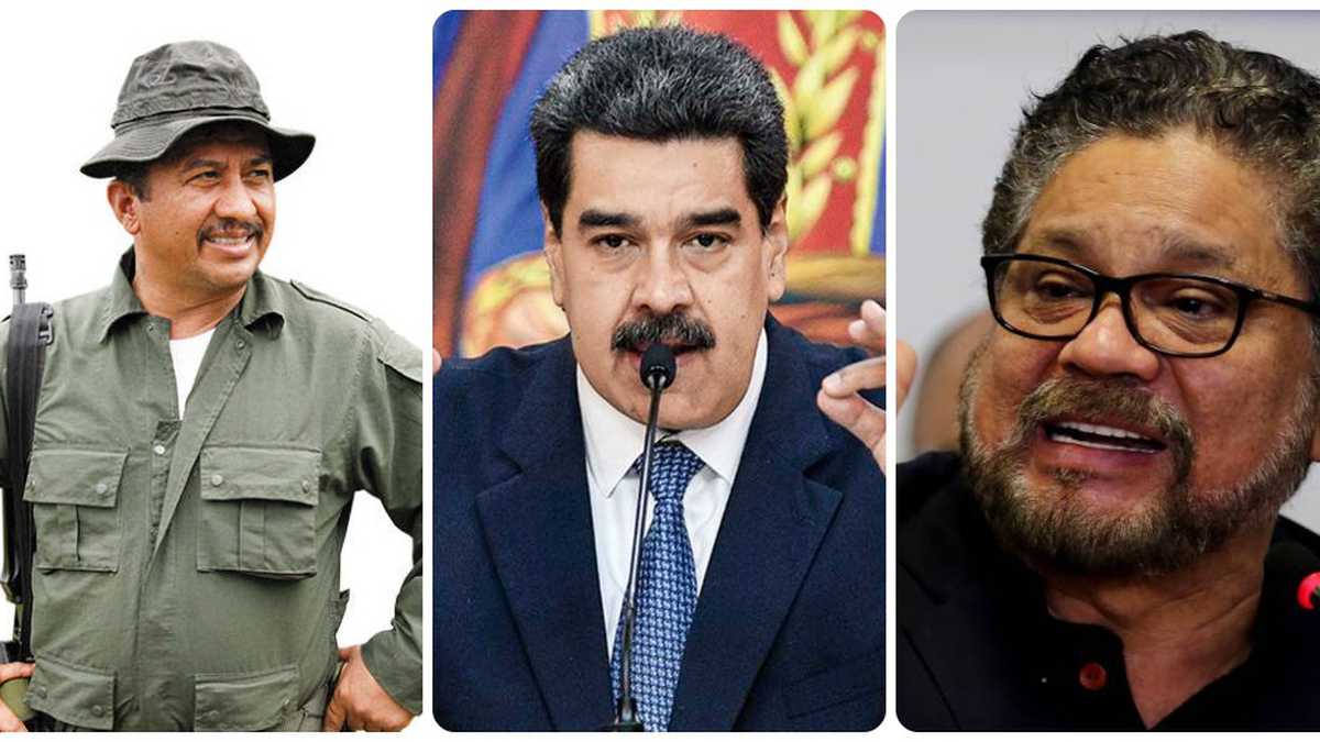 Nicolás Maduro apoya a las disidencias de Gentil Duarte e Iván Márquez, según información de inteligencia.