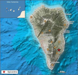 Atención: Fuerte terremoto de magnitud 4,3, se registra  en la Palma, el más fuerte desde la erupción del volcán