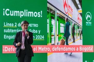 La alcaldesa Claudia López anuncio la apertura de la licitación internacional de la segunda línea del Metro de Bogotá