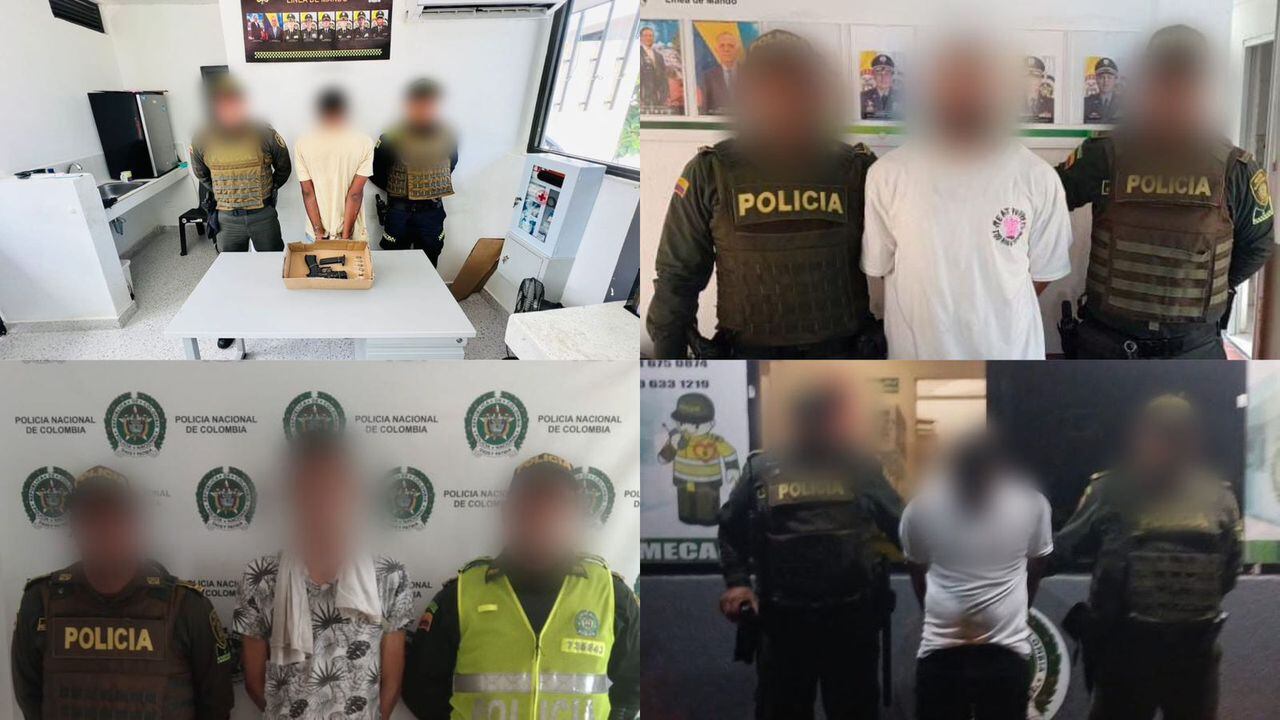 Capturados en Cartagena por múltiples delitos