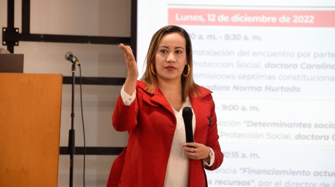 Ministra de Salud, Carolina Corcho Mejía