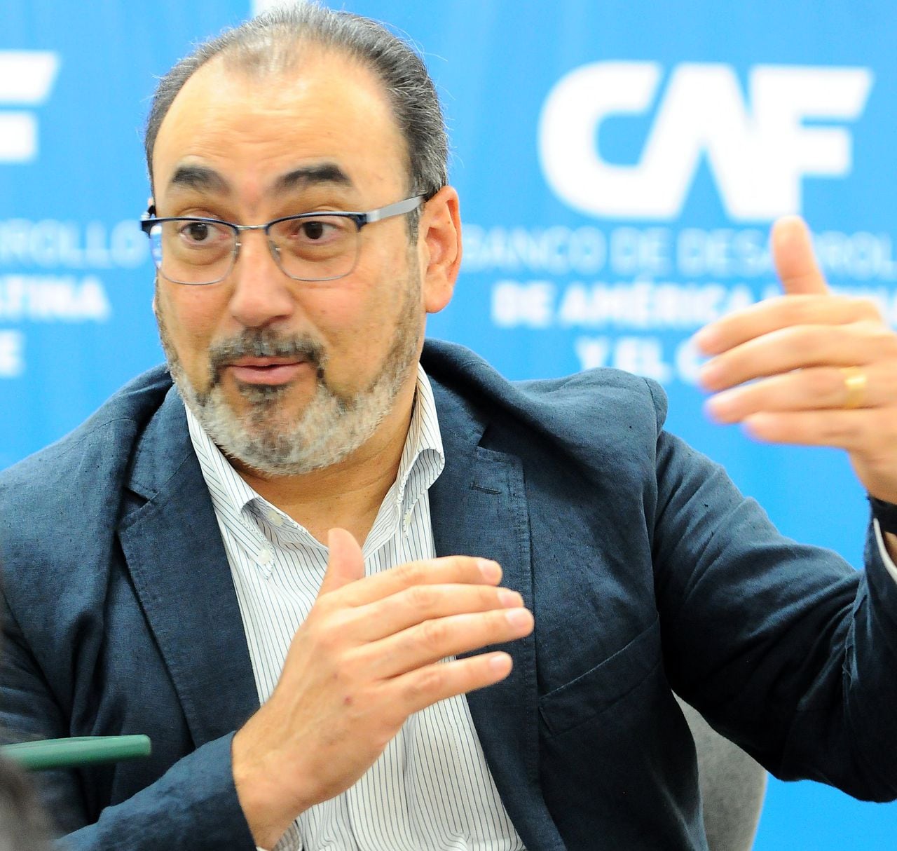 Cali: Economía, Sergio Díaz-Granados, presidente del CAF, Banco de desarrollo de América Latina y Caribe.