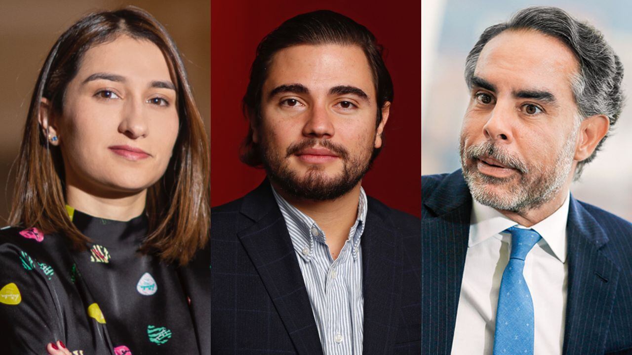 Laura Sarabia, Santiago Osorio y Armando Benedetti