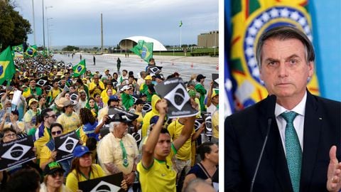 Los seguidores de Bolsonaro convocan nuevamente a manifestaciones