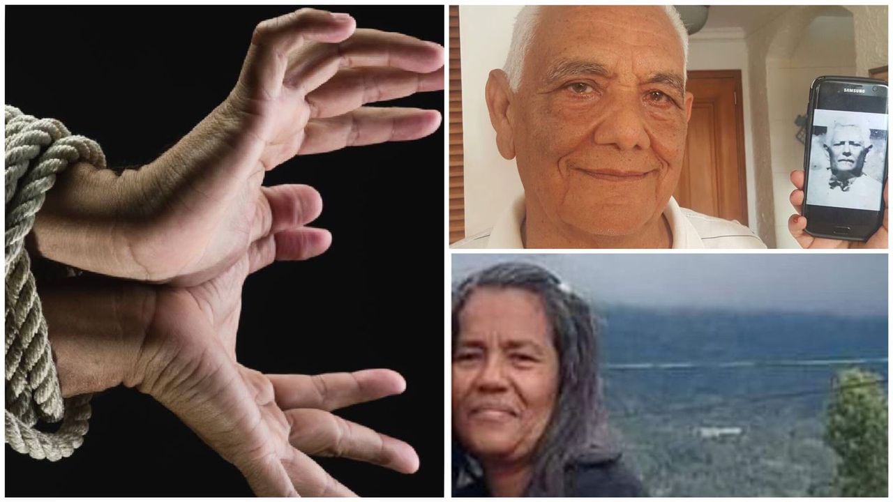 Algunas de las víctimas de secuestro en Cesar. Heriberto Urbina y Amanda Arroyo Arrieta llevan meses desaparecidos
