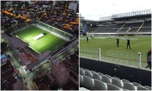 En el estadio de Santos preparan posible funeral de Pelé