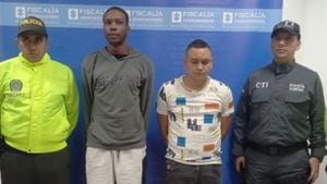 Cristian Narváez Pineda, alias 'Taxista' o Cristian; y Duván Felipe Riascos Tello, alias 'Venté', fueron capturados el pasado 12 de julio, por servidores del Cuerpo Técnico de Investigación (CTI).