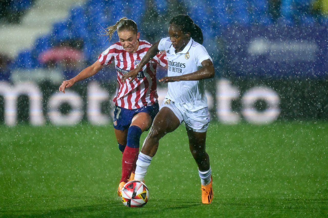 Linda Caicedo disputó 80 minutos en el duelo de la final ante Atlético de Madrid.