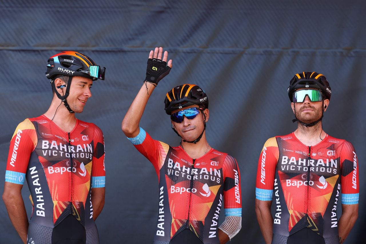 Santiago Buitrago llegó tercero en la etapa 15 de la Vuelta a España