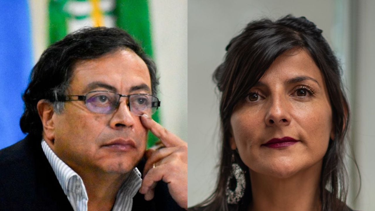 Presidente Gustavo Petro y la ministra de Minas Irene Vélez