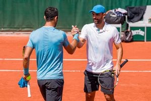 Juan Sebastián Cabal y Robert Farah en el US Open