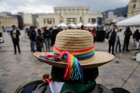 Indígenas en Bogotá