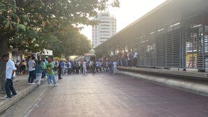 Protestas contra Transcaribe