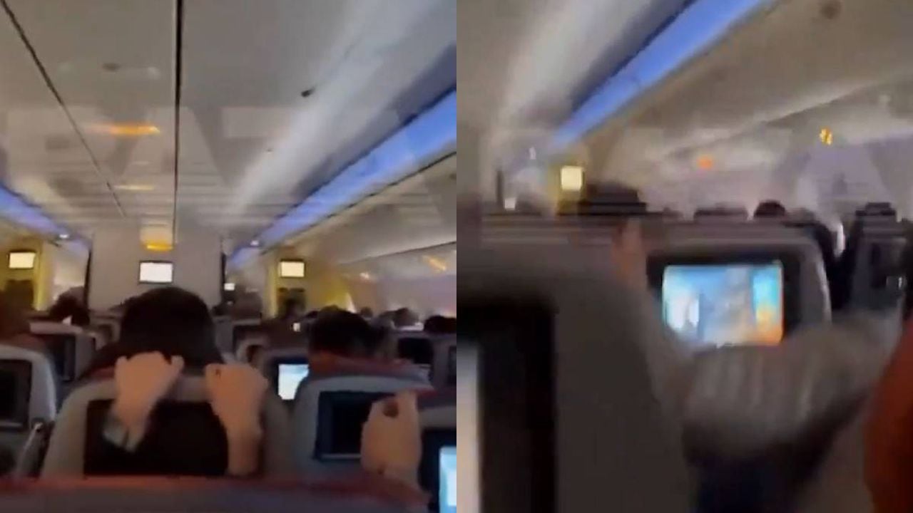 Los pasajeros se llevaron tremendo susto por las altas velocidades alcanzadas por el avión