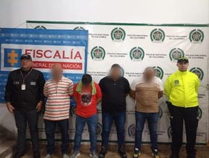 En el municipio de Santa Rosa de Cabal, Risaralda, se produjo la captura de cuatro sujetos en el marco de la operación San Nicolás