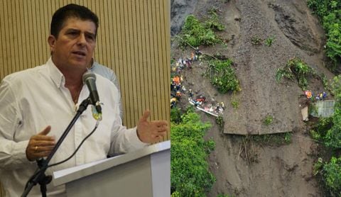 Víctor Manuel Tamayo, gobernador de Risaralda, se pronuncia sobre tragedia en el departamento.