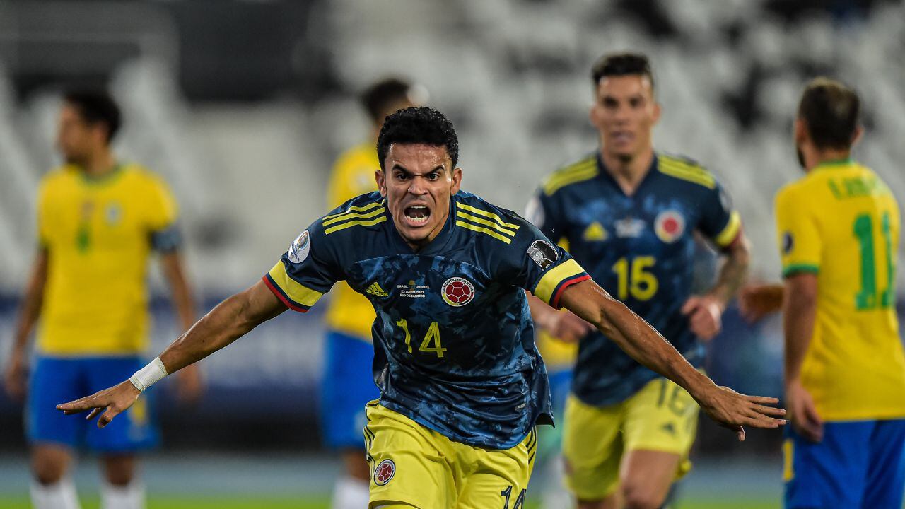 Colombia celebró ante Brasil en la más reciente Copa América