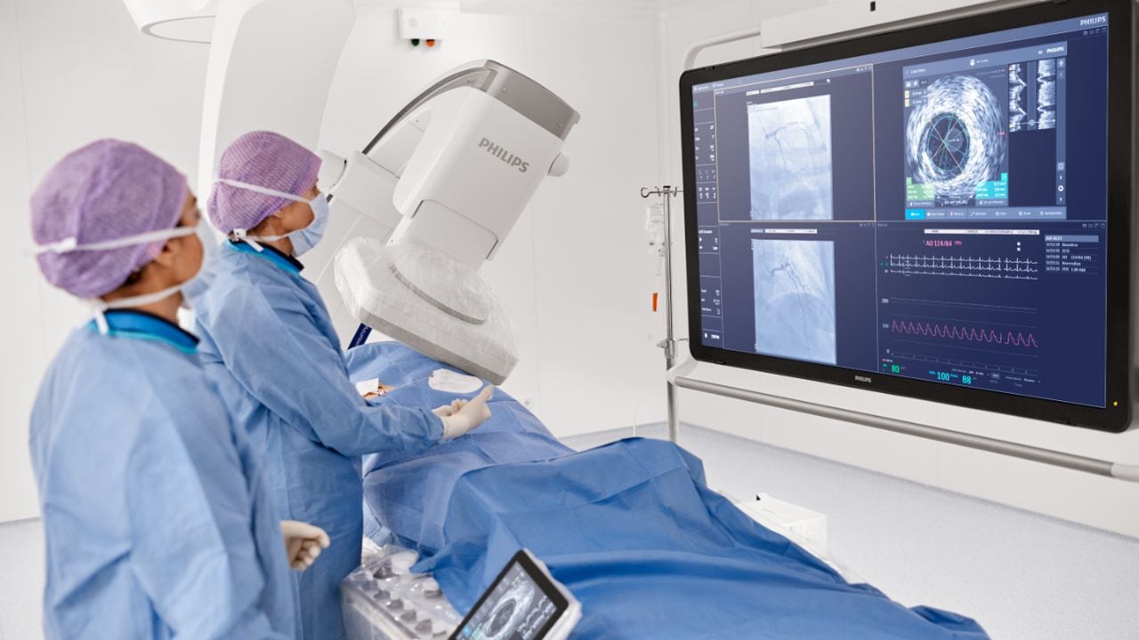La plataforma Azurion de Philips ofrece imágenes para diagnósticos médicos de alta calidad disminuyendo las dosis de radiación