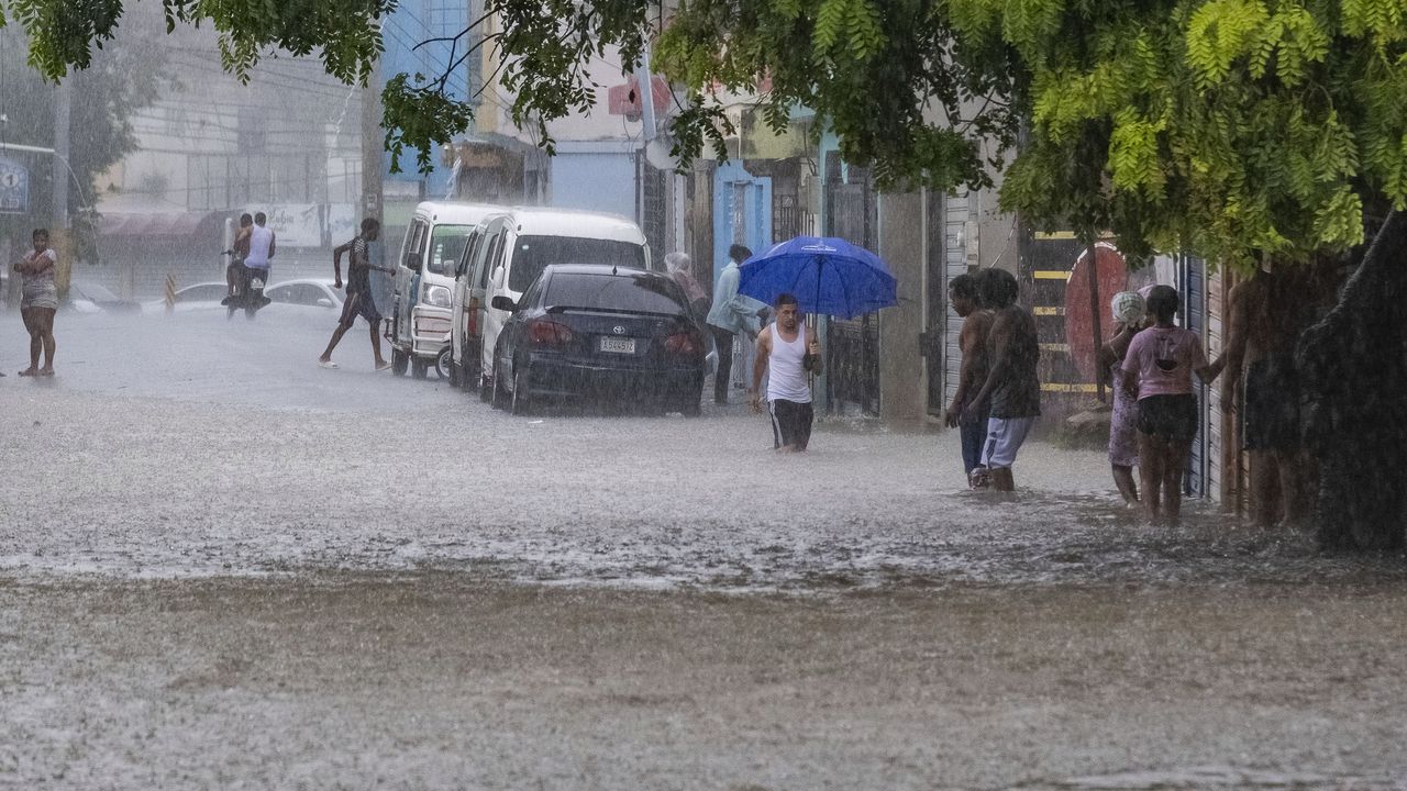 tormenta tropical Franklin en Santo Domingo
