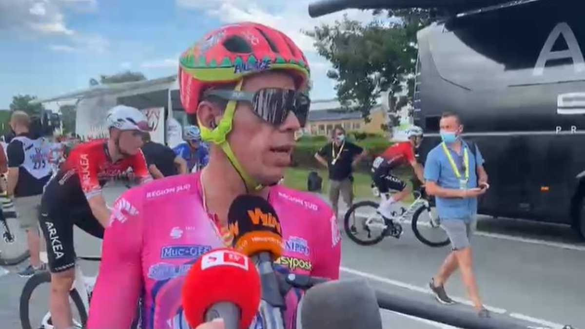 Rigoberto Urán tras la victoria de Dylan Groenewegen, quien ganó la tercera etapa del Tour de Francia 2022. El corredor de Países Bajos del Team BikeExchange – Jayco se impuso en el final al sprint, luego de recorrer un trayecto de 182 kilómetros entre Vejle y Sønderborg.