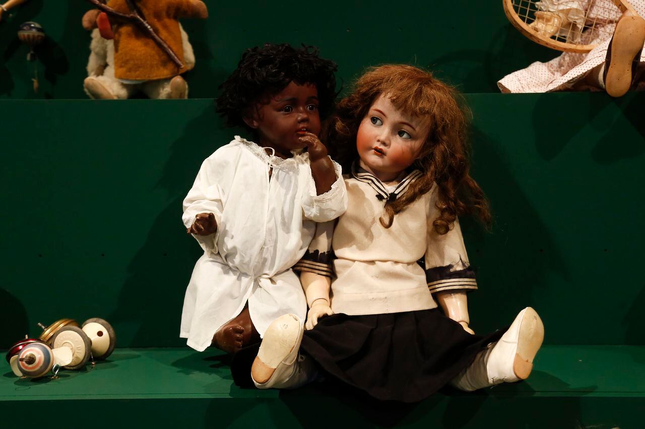 Una exhibición de muñecas de trapo en Italia, imagen de referencia
