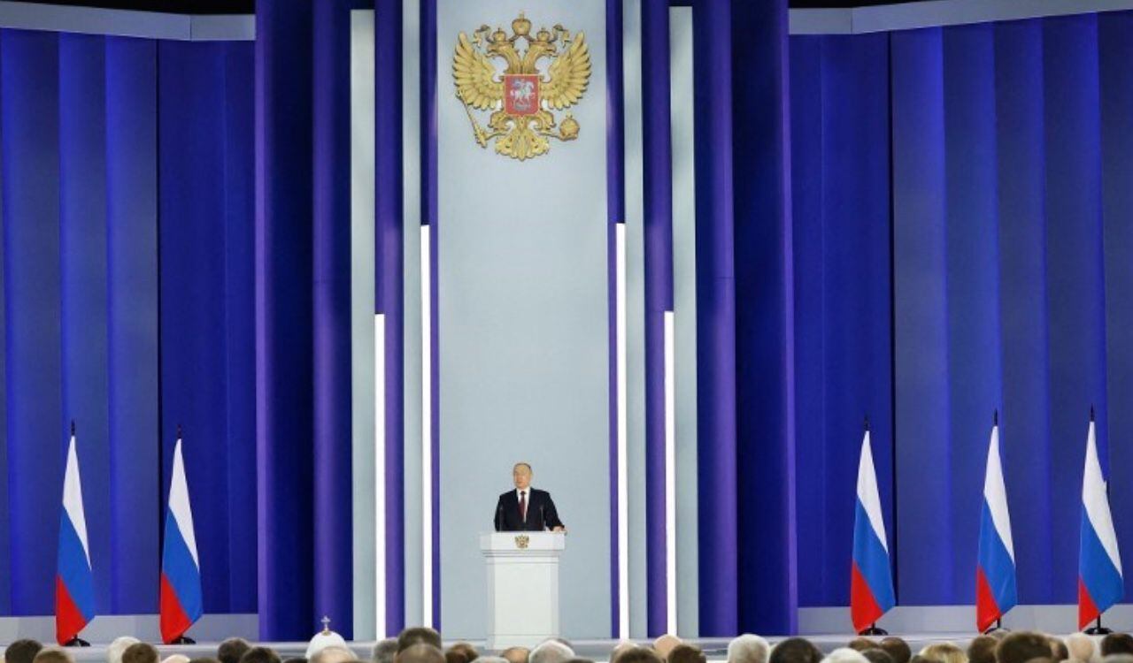Vladimir Putin se dirigió a Rusia y el mundo para dar un discurso a pocos días de cumplir un año de la invasión a Ucrania
