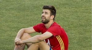Gerard Piqué, jugador de España.