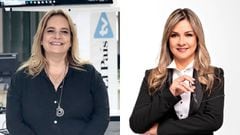 VIcky Perea directora de El País y Vicky Dávila directora del grupo Semana entre las mujeres más influyentes de Colombia según Forbes.