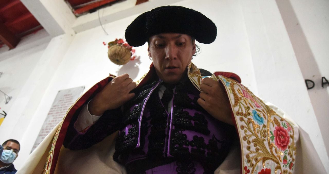 José Arcila, torero colombiano. Manizales, 5 de enero de 2022.