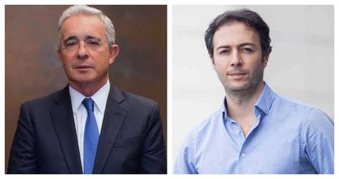 Álvaro Uribe y Daniel Quintero.