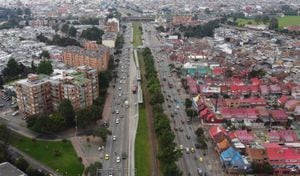 Movilidad en Bogotá en la primera semana de pico y placa todo el dia NQS con Autopista Norte