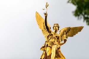 Monumento al Ángel de la Paz. Múnich, Baviera, Alemania.