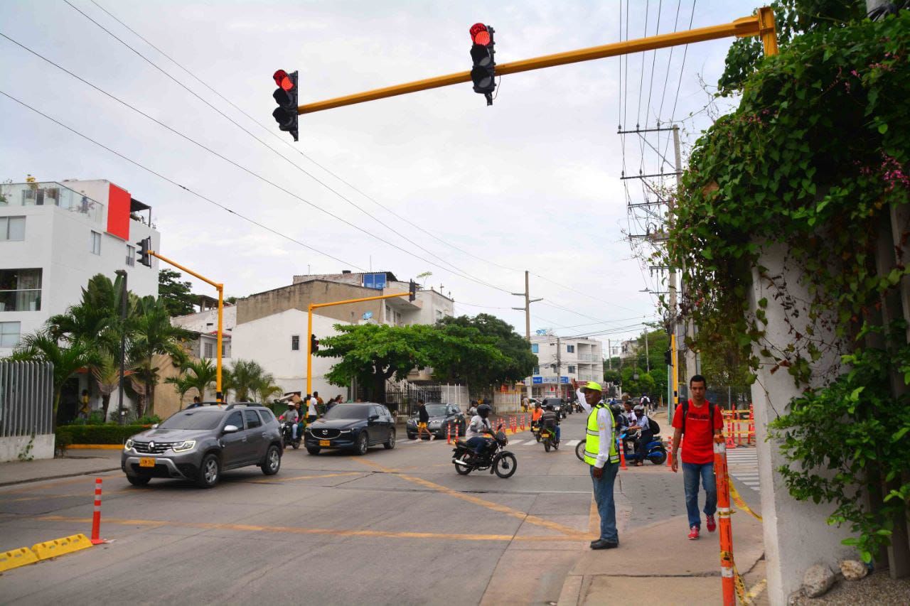 Semáforo en Cartagena