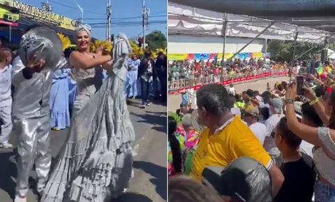 Verónica Alcocer fue abucheada y sacada del Carnaval de Barranquilla