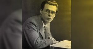 Aldous Huxley, novelista británico (1894-1963)