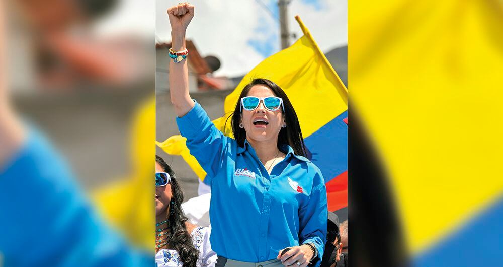   Luisa González Candidata presidencial en Ecuador