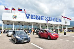 Puente Atanasio Girardot que conecta a Cúcuta (Colombia) con el estado Táchira (Venezuela).