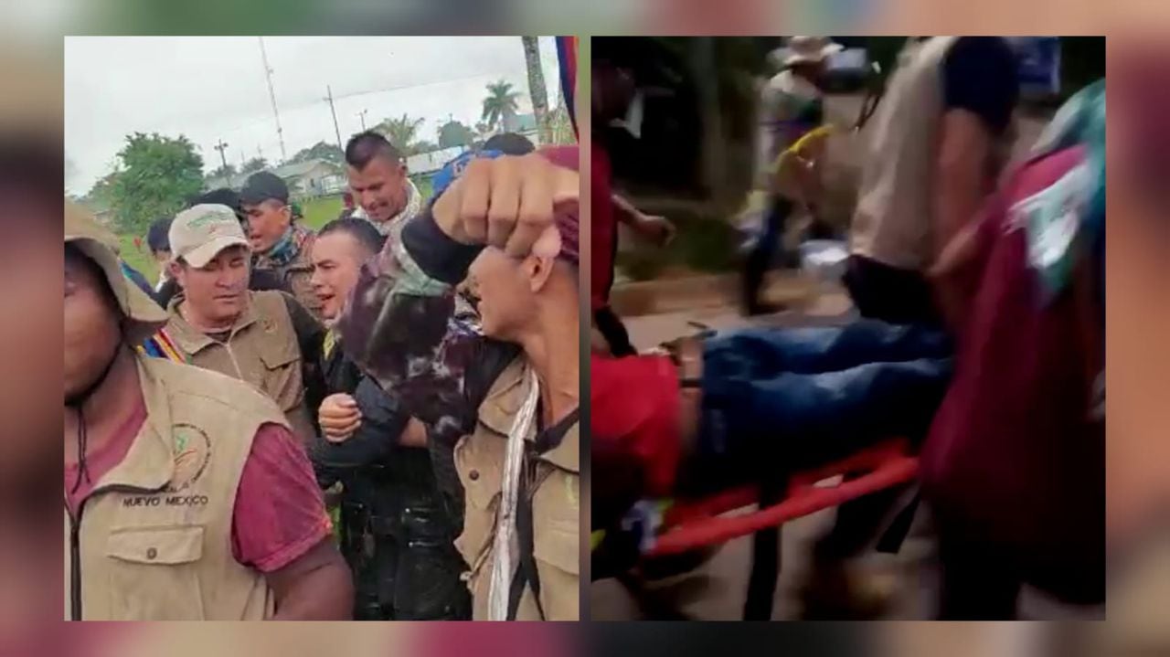 Fuertes enfrentamientos entre campesinos y policías en el Caquetá.
