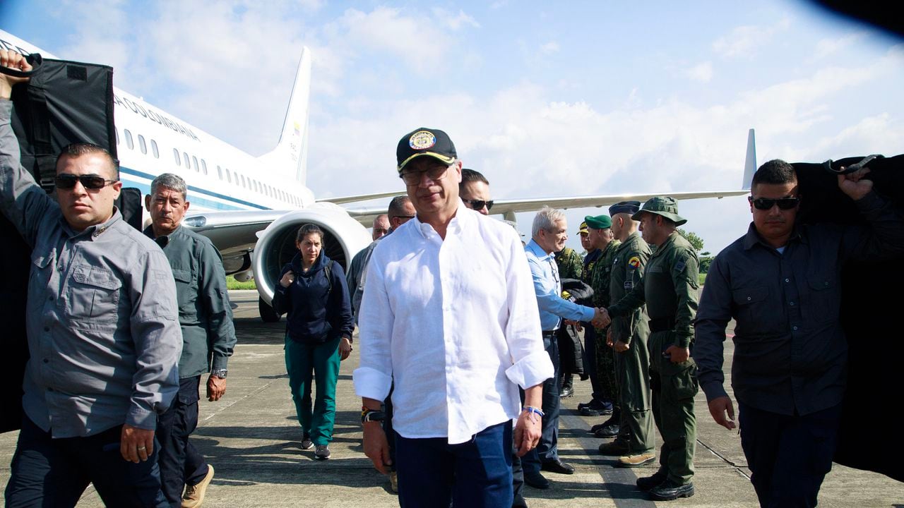 Pietro arrived in Tumaco to attend the “People's Government” in the Pacific