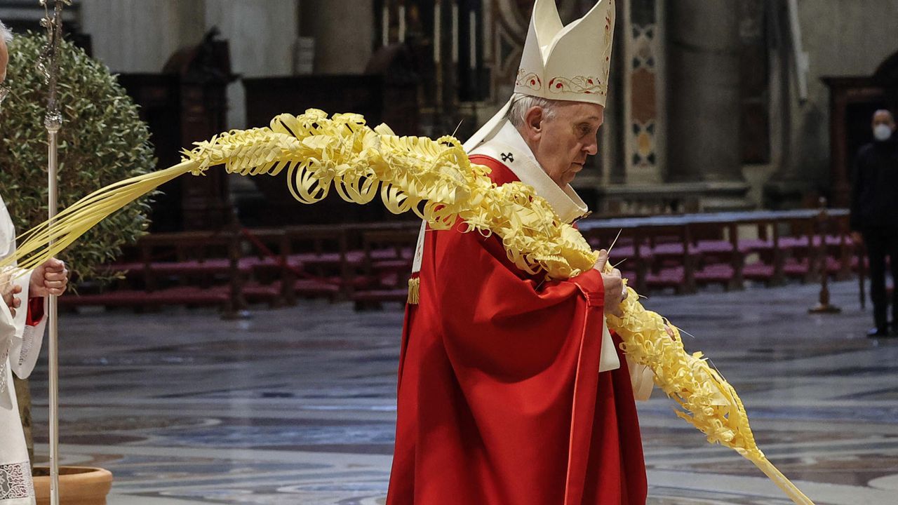 Domingo de ramos en el vaticano.