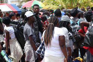 Necoclí Antioquia 
Migrantes africanos tratando de llegar a Panama 
foto OMAR YESID NEGRETE COGOLLO