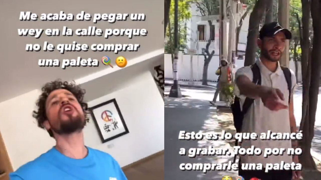 Popular youtuber mexicano denuncia agresión en su contra por parte de vendedor ambulante.