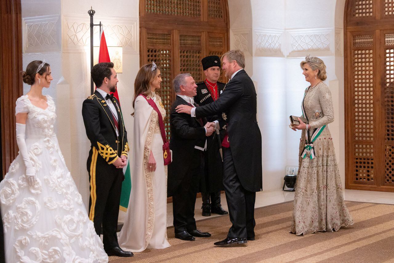 Jordan's Crown Prince Hussein and Rajwa Al Saif's royal wedding
