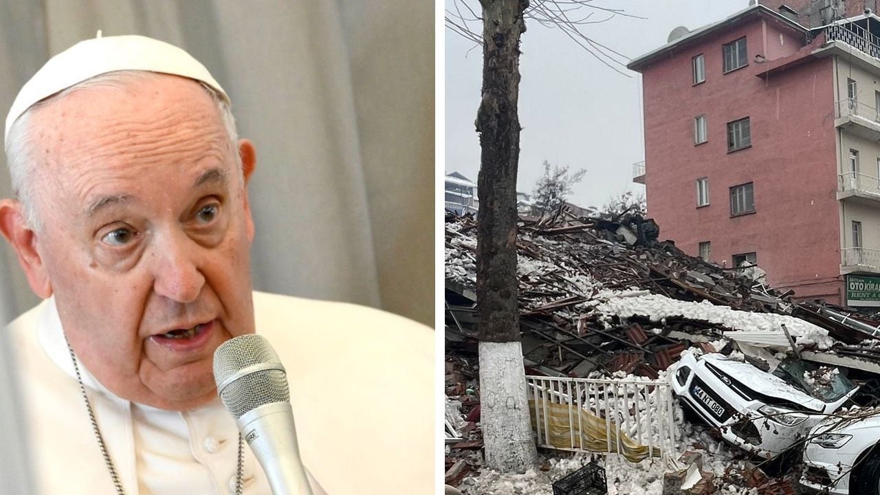 El Papa Francisco tuvo un tiempo para enviar unas sentidas palabras a todos los afectados por el terremoto en Turquía y Siria.