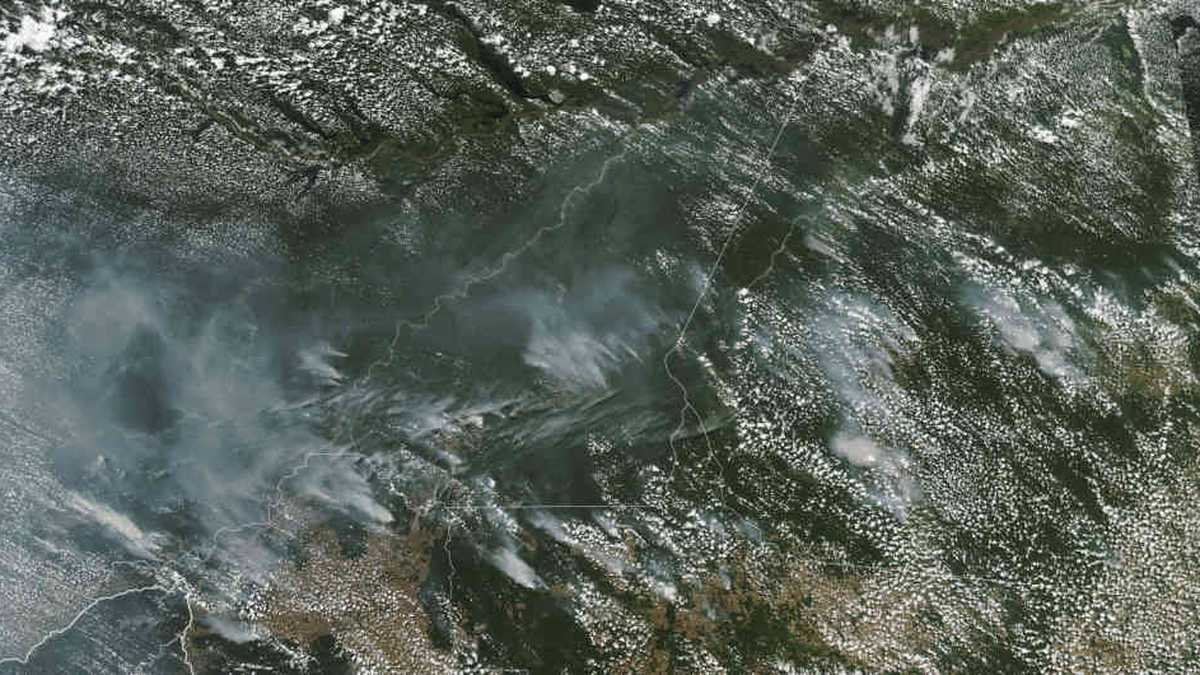 Las imágenes más recientes que se conocen del incendio en Brasil fueron captadas por la NASA el pasado 13 de agosto. 