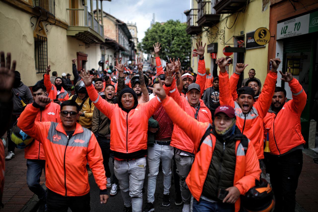 Rappi, protestas por la reforma laboral