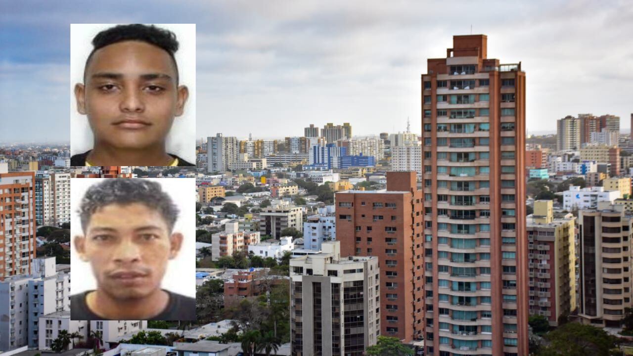 Revelan la identidad de los dos hombres más buscados de Barranquilla.