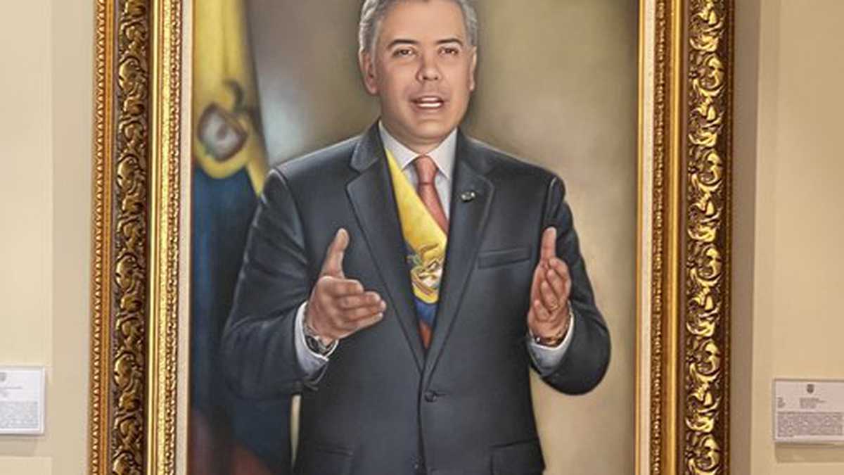 Cuadro presidente Iván Duque